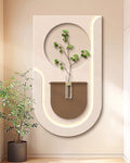 Dekor Fark 40x70 cm Pilli LED'li İskandinav Duvar Tablosu - Pütürlü Doku - Model D075