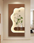 Dekor Fark 40x70 cm Pilli LED'li İskandinav Duvar Tablosu - Pütürlü Doku - Model D078