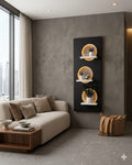 Dekor Fark 50x120 cm Oval LED'li Dekoratif Duvar Paneli - Gizli Aydınlatmalı - Model D022