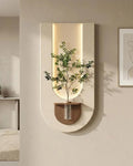Dekor Fark 40x70 cm Pilli LED'li İskandinav Duvar Tablosu - Pütürlü Doku - Model D092