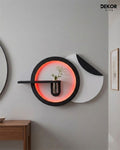 Dekor Fark 50x85 cm Oval LED'li Dekoratif Duvar Paneli - Gizli Aydınlatmalı - Model D033