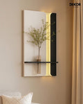 Dekor Fark 50x90 cm Oval LED'li Dekoratif Duvar Paneli - Gizli Aydınlatmalı - Model D057