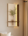 Dekor Fark 50x90 cm Oval LED'li Dekoratif Duvar Paneli - Gizli Aydınlatmalı - Model D064