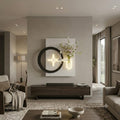 Dekor Fark 70x80 cm Oval LED'li Dekoratif Duvar Paneli - Gizli Aydınlatmalı - Model D071